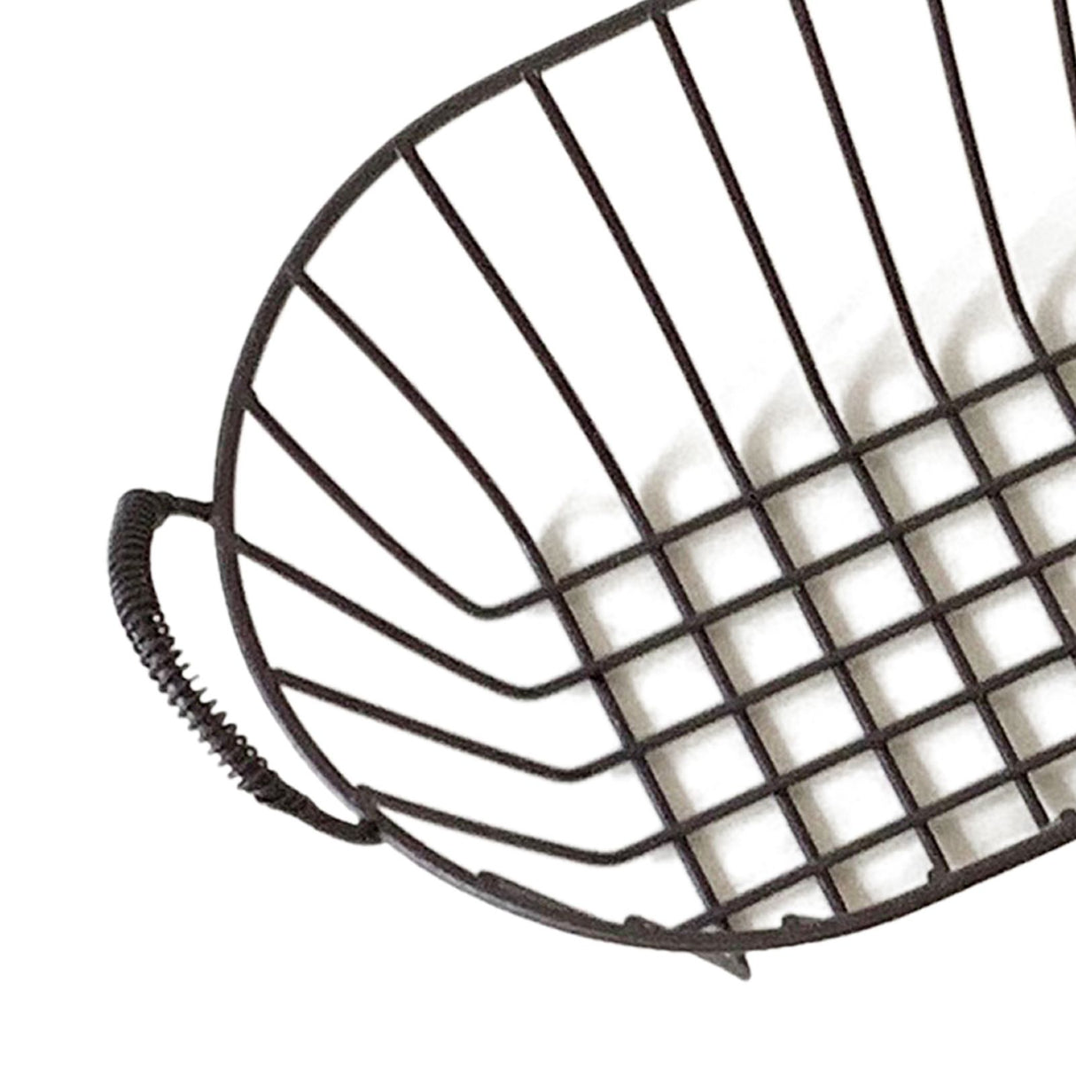 Wire Baskets Iron Handhold Storage Bins for Kitchen Cabinets Pantry Bathroom Laundry Room Refridge Black