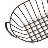 Wire Baskets Iron Handhold Storage Bins for Kitchen Cabinets Pantry Bathroom Laundry Room Refridge Black - Extra Image