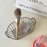 Wire Baskets Iron Handhold Storage Bins for Kitchen Cabinets Pantry Bathroom Laundry Room Refridge Black - Extra Image