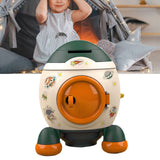 Cartoon Style Space Rocket Piggy Bank Money Bank Money Saving Jar Boys Girls Gift Morandi Green