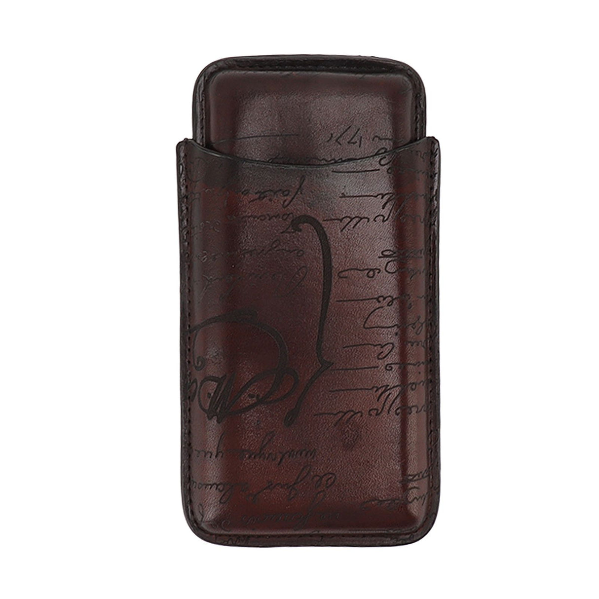 Leather Cigar Holder Travel Portable Soft Touch Elegant Breathable Cigar Case for Gift Giving