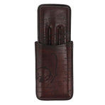Leather Cigar Holder Travel Portable Soft Touch Elegant Breathable Cigar Case for Gift Giving