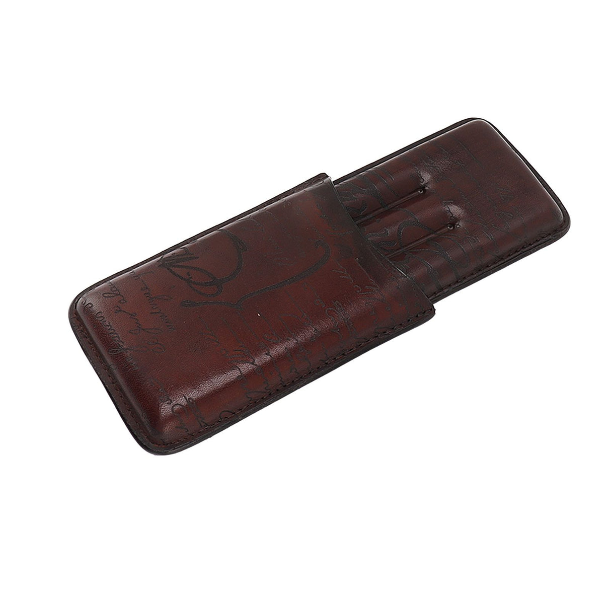 Leather Cigar Holder Travel Portable Soft Touch Elegant Breathable Cigar Case for Gift Giving