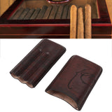 Leather Cigar Holder Travel Portable Soft Touch Elegant Breathable Cigar Case for Gift Giving