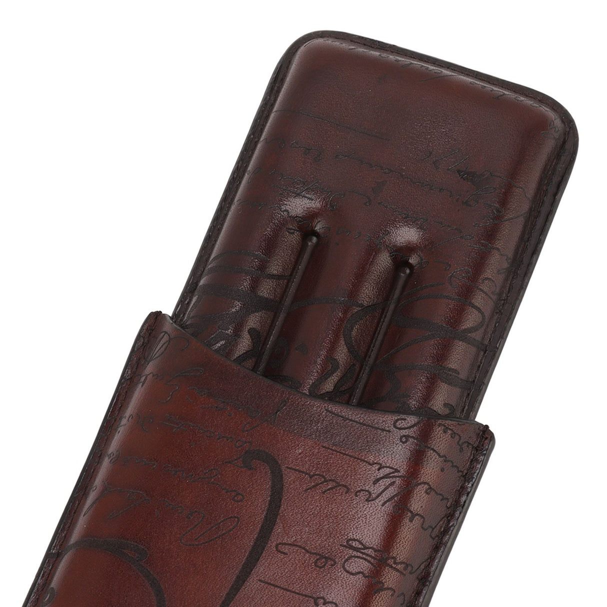 Leather Cigar Holder Travel Portable Soft Touch Elegant Breathable Cigar Case for Gift Giving