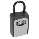 Key Lock Box Large Capacity Wall Mounted Resettable 4 Digit Key Storage Security Lockbox for House Keys - Top-Down View