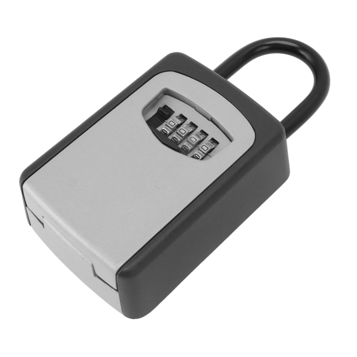 Key Lock Box Large Capacity Wall Mounted Resettable 4 Digit Key Storage Security Lockbox for House Keys