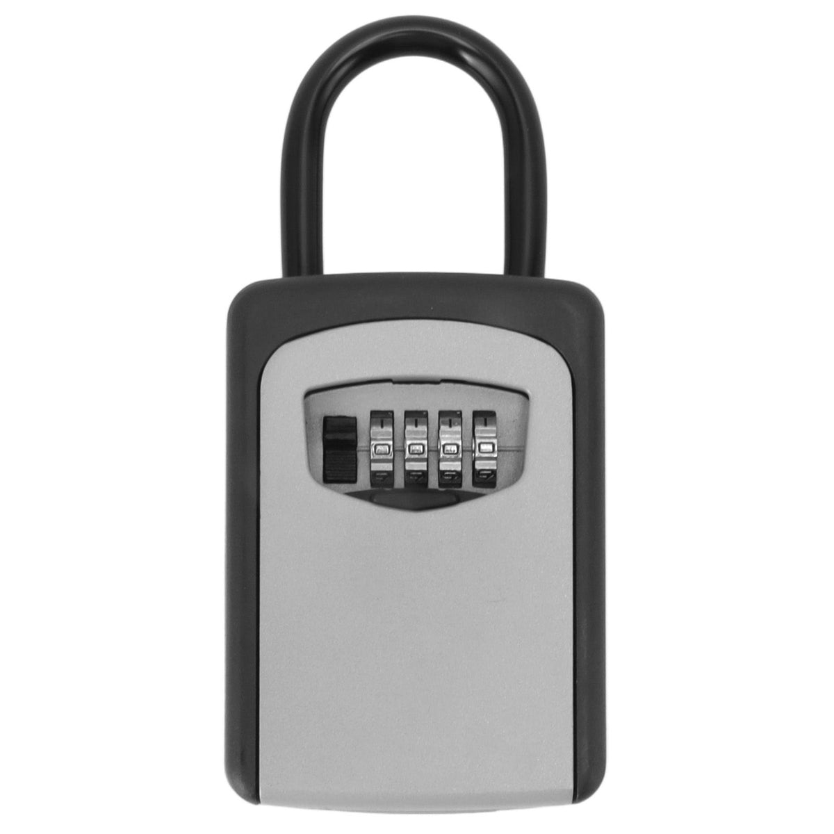 Key Lock Box Large Capacity Wall Mounted Resettable 4 Digit Key Storage Security Lockbox for House Keys