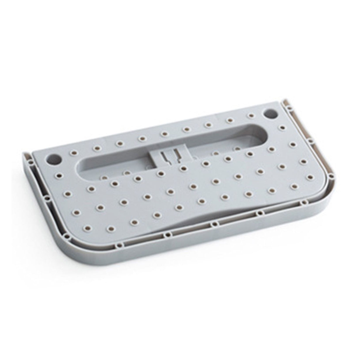 Wall Mounted Shoes Rack Adhesive Foldable Space Saving PP Door Shoe Hanger for Bathroom Grey Free Size