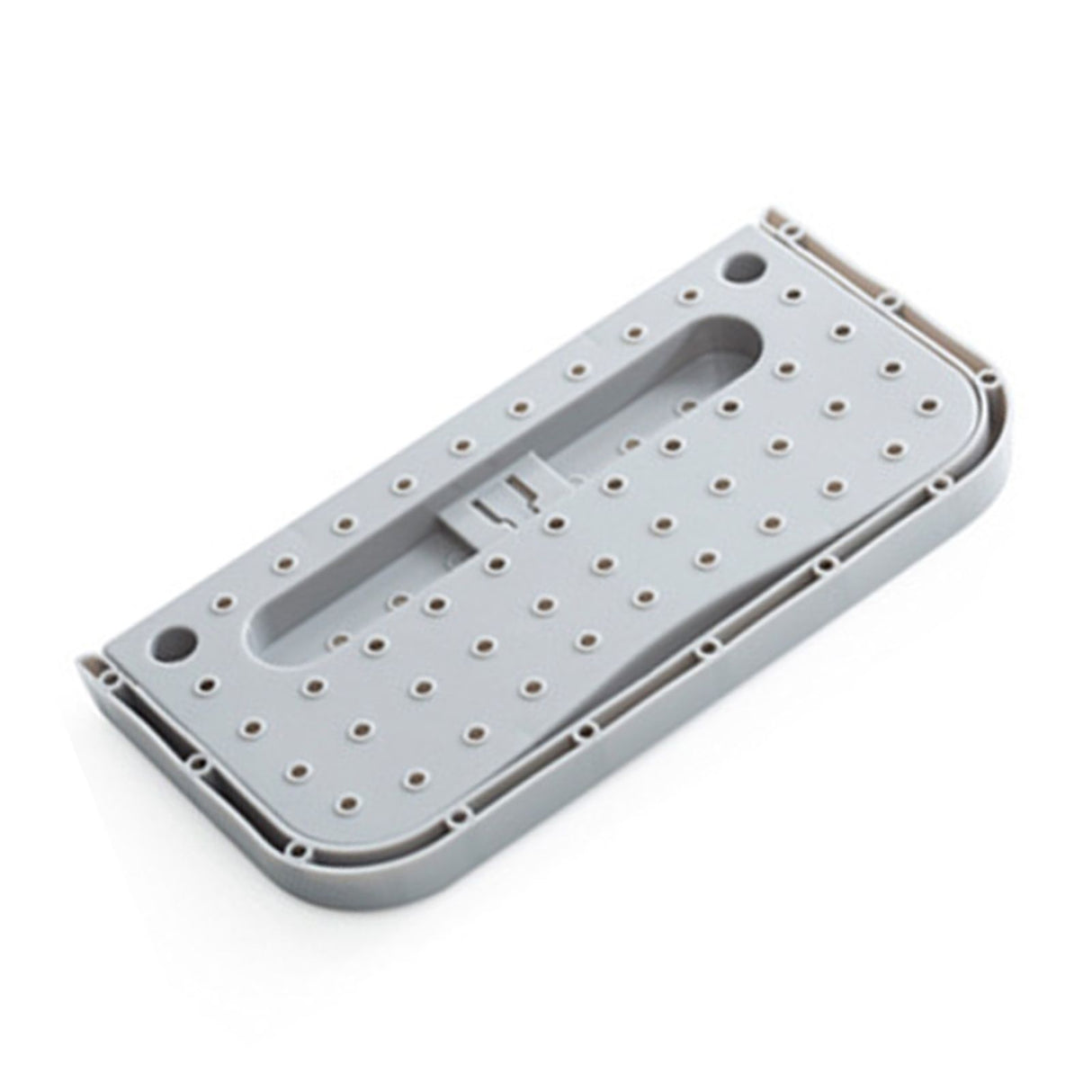 Wall Mounted Shoes Rack Adhesive Foldable Space Saving PP Door Shoe Hanger for Bathroom Grey Free Size