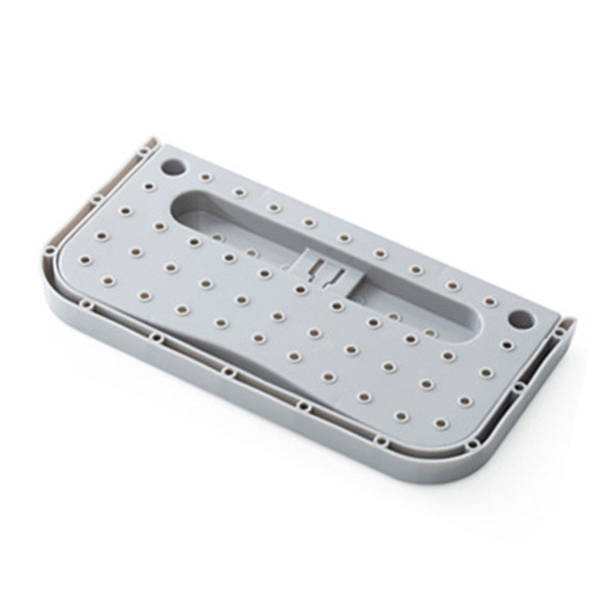 Wall Mounted Shoes Rack Adhesive Foldable Space Saving PP Door Shoe Hanger for Bathroom Grey Free Size
