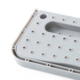 Wall Mounted Shoes Rack Adhesive Foldable Space Saving PP Door Shoe Hanger for Bathroom Grey Free Size