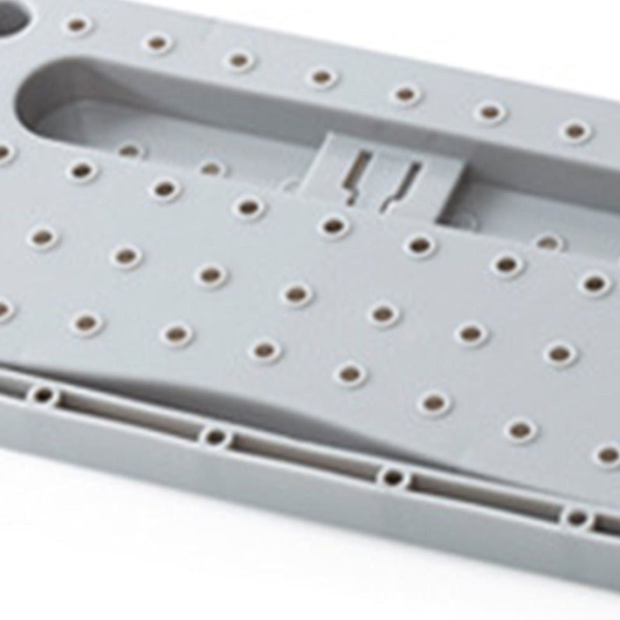 Wall Mounted Shoes Rack Adhesive Foldable Space Saving PP Door Shoe Hanger for Bathroom Grey Free Size