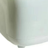Push Type Desktop Trash Bin with Lid Fashionable Double Layer Large Opening Garbage Container for Living Room Light Green
