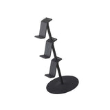 3 Layer Game Controller Storage Rack Hollow Headphone Game Console Controller Holder Stand Organizer for XBOX Black - Side View