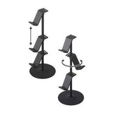 3 Layer Game Controller Storage Rack Hollow Headphone Game Console Controller Holder Stand Organizer for XBOX Black