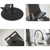 3 Layer Game Controller Storage Rack Hollow Headphone Game Console Controller Holder Stand Organizer for XBOX Black