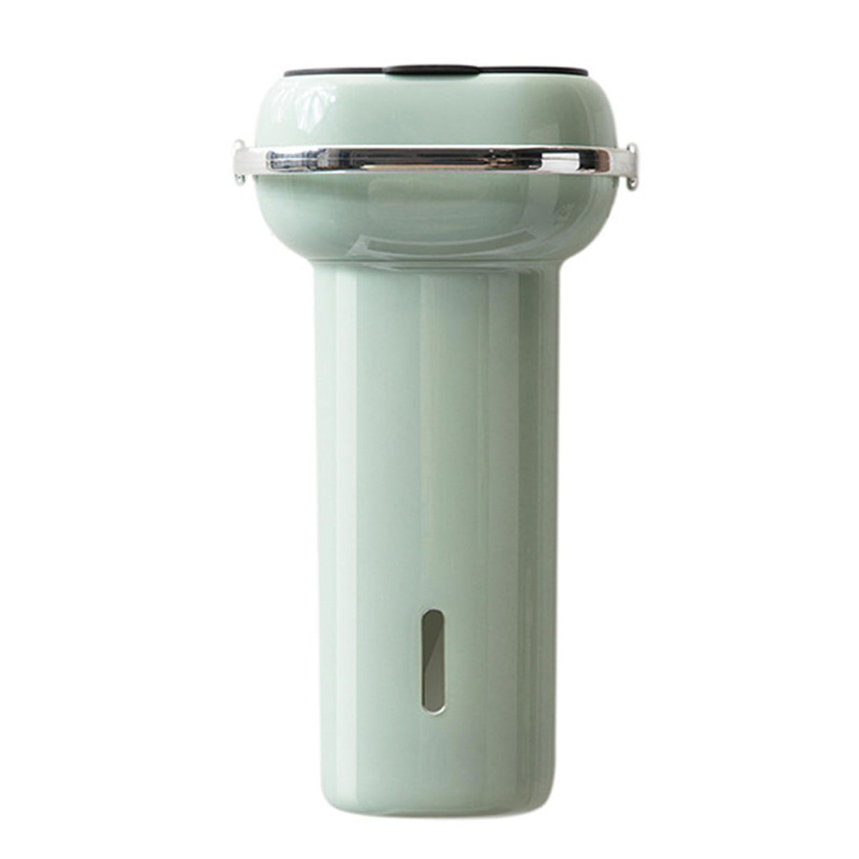 Paper Cup Dispenser Wall Mounted Multifunctional Large Capacity Universal Pull Type Cup Holder with Portable Handle Green