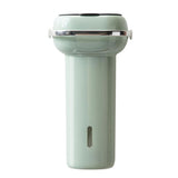 Paper Cup Dispenser Wall Mounted Multifunctional Large Capacity Universal Pull Type Cup Holder with Portable Handle Green