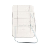 Clear Plastic Remote Control Holder Desk Organizer Transparent Mobile Phone Case Glasses Sundries Storage Box - Front View