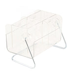Clear Plastic Remote Control Holder Desk Organizer Transparent Mobile Phone Case Glasses Sundries Storage Box