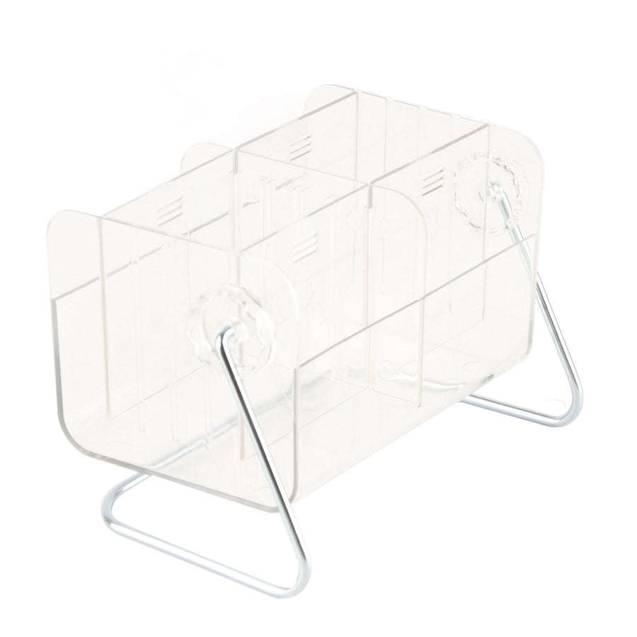 Clear Plastic Remote Control Holder Desk Organizer Transparent Mobile Phone Case Glasses Sundries Storage Box