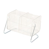 Clear Plastic Remote Control Holder Desk Organizer Transparent Mobile Phone Case Glasses Sundries Storage Box