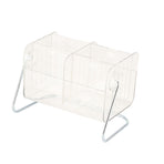 Clear Plastic Remote Control Holder Desk Organizer Transparent Mobile Phone Case Glasses Sundries Storage Box