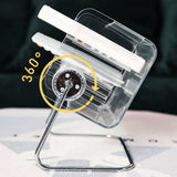 Clear Plastic Remote Control Holder Desk Organizer Transparent Mobile Phone Case Glasses Sundries Storage Box - Extra Image