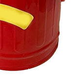Pen Holder Metal Large Capacity Cute Practical Office Desk Pencil Holder for Study Classroom Red Free Size - Extra Image