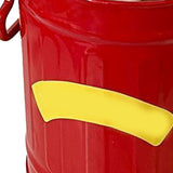 Pen Holder Metal Large Capacity Cute Practical Office Desk Pencil Holder for Study Classroom Red Free Size - Extra Image