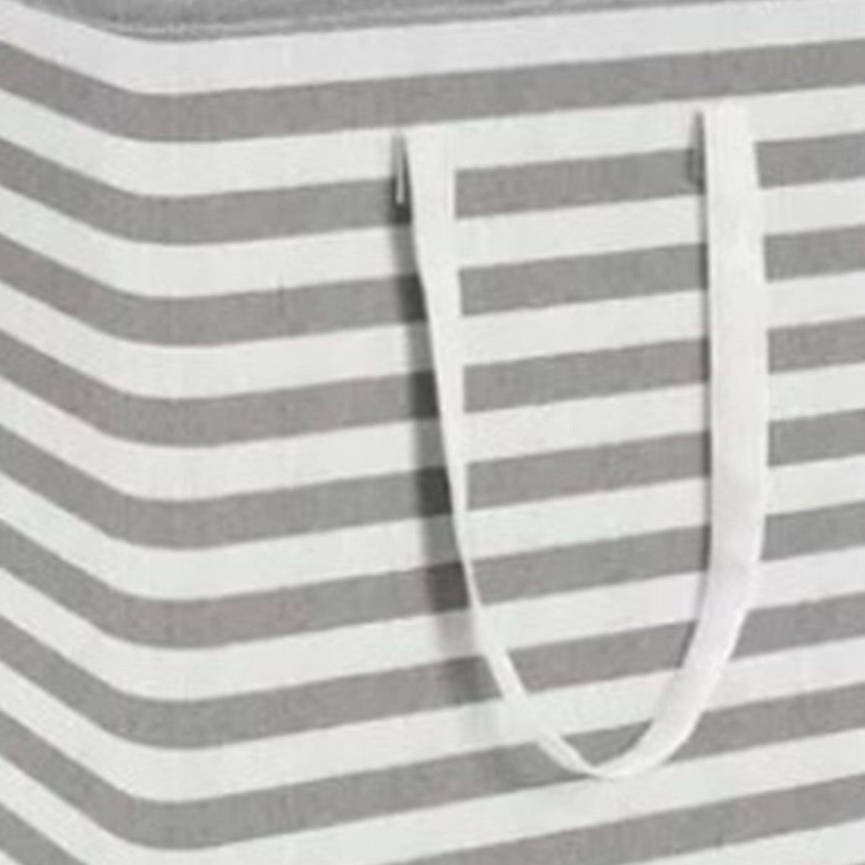 2PCS Laundry Basket Reinforced Long Handle Precise Stitching Foldable Cloth Canvas Baskets for Home