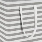 2PCS Laundry Basket Reinforced Long Handle Precise Stitching Foldable Cloth Canvas Baskets for Home