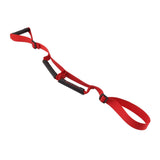 Leg Lifter Strap 40in Long Multiple Loops Elderly Mobility Aids for Wheelchair Car Physical Therapy - Top-Down View