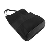 Car Back Seat Storage Bag with Strap Oxford Cloth PU Leather Muti Pocket Auto Backseat Holder
