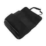 Car Back Seat Storage Bag with Strap Oxford Cloth PU Leather Muti Pocket Auto Backseat Holder - Close-Up Angle
