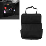 Car Back Seat Storage Bag with Strap Oxford Cloth PU Leather Muti Pocket Auto Backseat Holder - Extra Image