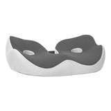Seating Cushion Soft Comfortable Breathable Buckle Curved Chair Cushion for Office Working Dark Gray 48x39x14cm/18.9x15.4x5.5in(Approx.)