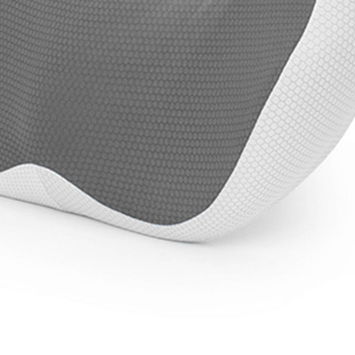 Seating Cushion Soft Comfortable Breathable Buckle Curved Chair Cushion for Office Working Dark Gray 48x39x14cm/18.9x15.4x5.5in(Approx.)