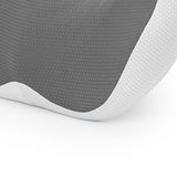 Seating Cushion Soft Comfortable Breathable Buckle Curved Chair Cushion for Office Working Dark Gray 48x39x14cm/18.9x15.4x5.5in(Approx.)