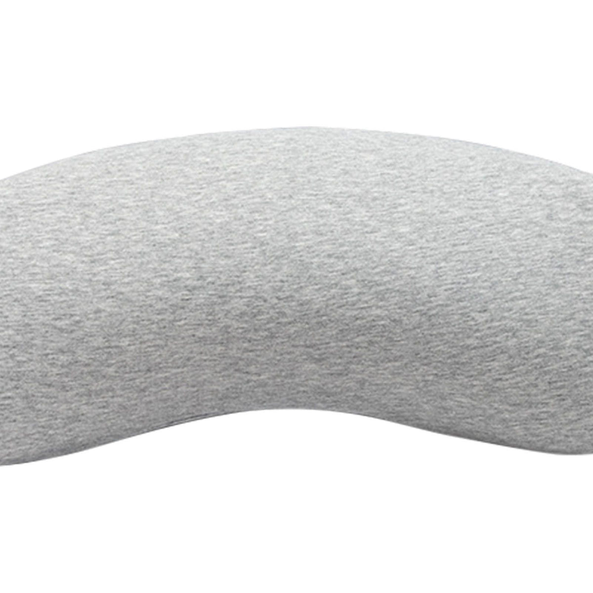 Lumbar Support Pillow Memory Foam Soft Good Resilience Reduce Pressure Ergonomic Back Waist Support Cushion Light Gray 47x21x13cm/18.5x8.3x5.1in