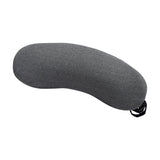 Lumbar Support Pillow Memory Foam Soft Good Resilience Reduce Pressure Ergonomic Back Waist Support Cushion Dark Gray 47x21x13cm/18.5x8.3x5.1in - Side View