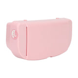 Multifunctional Car Glasses Holder Case Car Sun Visor Sunglasses Case Holder Eye Glasses Organizer Box With Clip Pink - Close-Up Angle