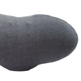 Lumbar Support Pillow Cotton Memory Foam Ergonomic Curve Fit Spinal Massage Spots Waist Support Lower Back Pillow Dark Gray 49x27x13.5cm/19.3x10.6x5.3in - Extra Image