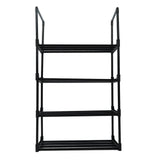 Shoe Rack Multifunctional Multilayer Large Capacity Shoe Shelf for Closet Hallway Bedroom Entryway 1 Column 4 Layers