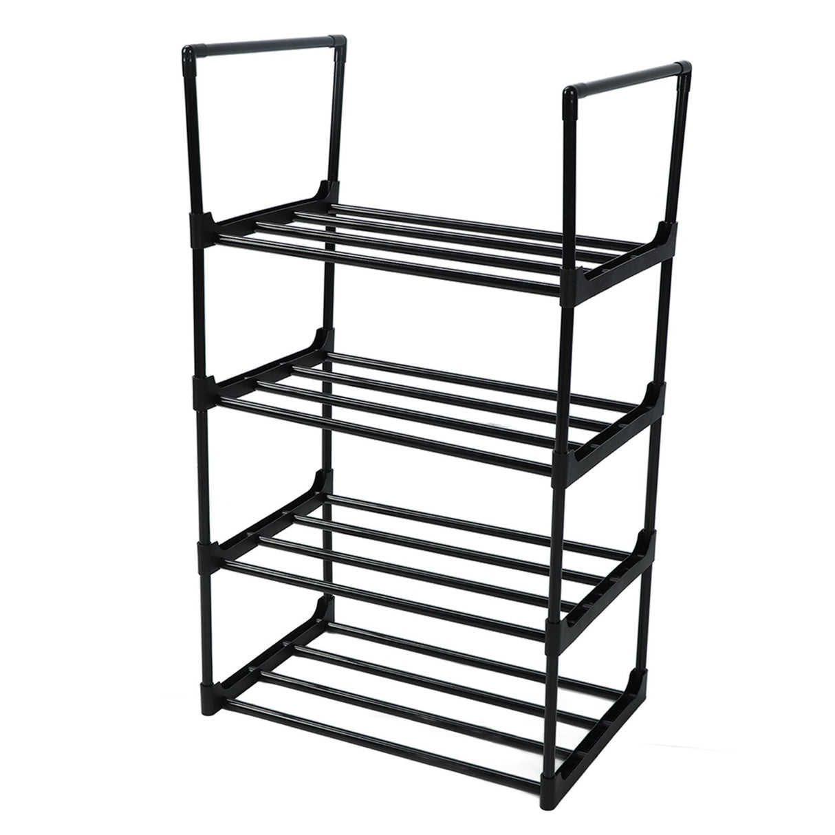 Shoe Rack Multifunctional Multilayer Large Capacity Shoe Shelf for Closet Hallway Bedroom Entryway 1 Column 4 Layers