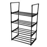 Shoe Rack Multifunctional Multilayer Large Capacity Shoe Shelf for Closet Hallway Bedroom Entryway 1 Column 4 Layers