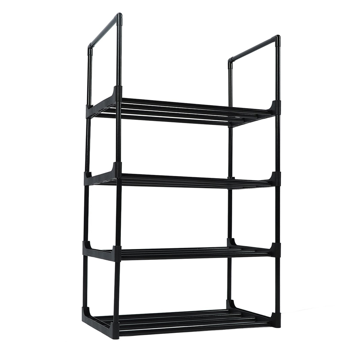 Shoe Rack Multifunctional Multilayer Large Capacity Shoe Shelf for Closet Hallway Bedroom Entryway 1 Column 4 Layers