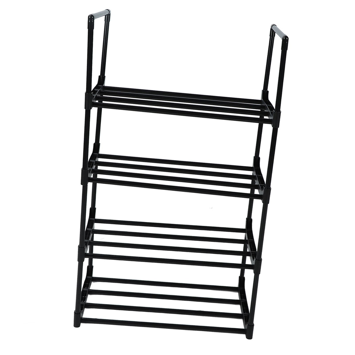 Shoe Rack Multifunctional Multilayer Large Capacity Shoe Shelf for Closet Hallway Bedroom Entryway 1 Column 4 Layers