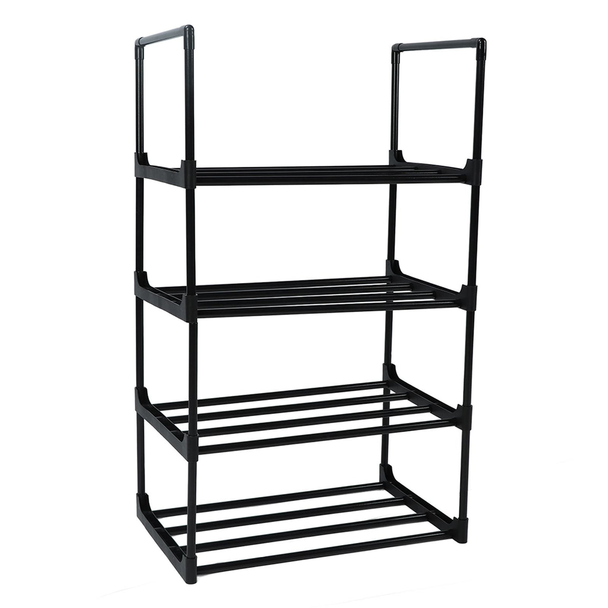 Shoe Rack Multifunctional Multilayer Large Capacity Shoe Shelf for Closet Hallway Bedroom Entryway 1 Column 4 Layers
